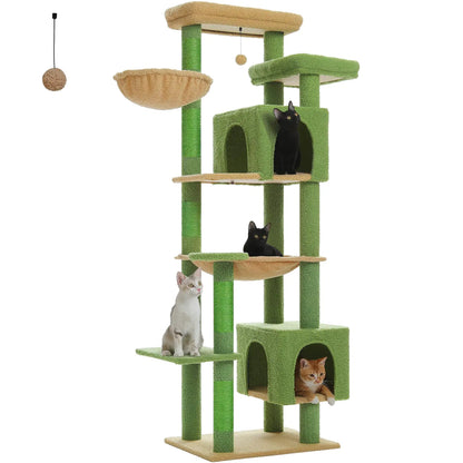 Cactus Cat Tree for Indoor Cats (69 Inch)